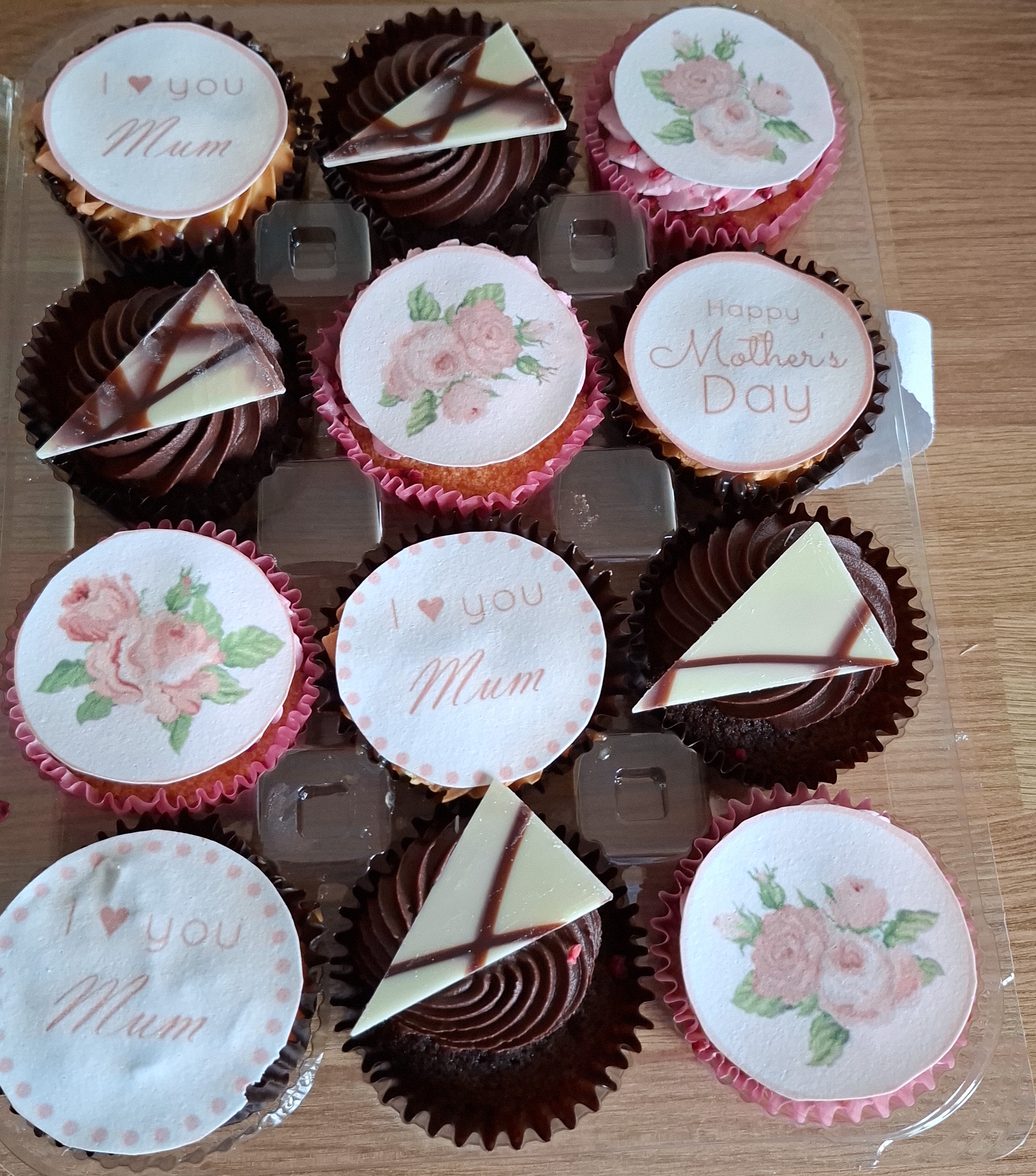 Printed cupcake toppers